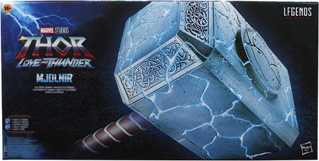 Hasbro Marvel Legends Series | Thor Love and Thunder | Mjolnir Premium Electronic Roleplay Hammer