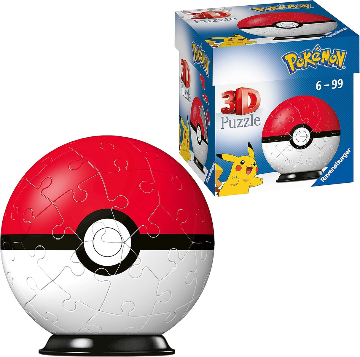 POKEMON POKEBALL | Ravensburger | 55 Piece 3D Jigsaw Puzzle