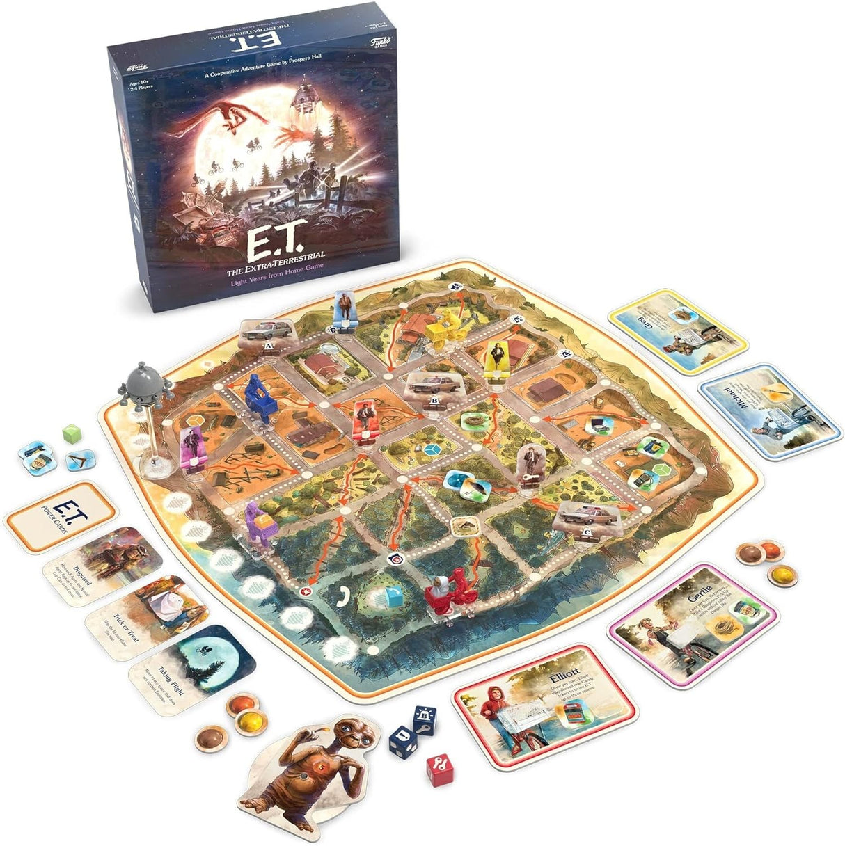 Funko Games | E.T. Light Years from Home| Cooperative Adventure Board Game