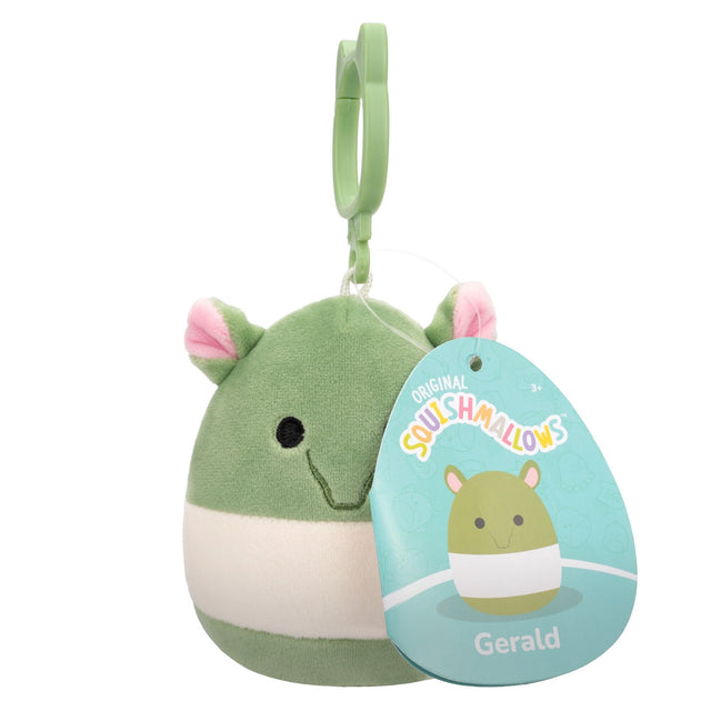 Squishmallows 3.5" Mini Clip-On Plush | Gerald the Tapir