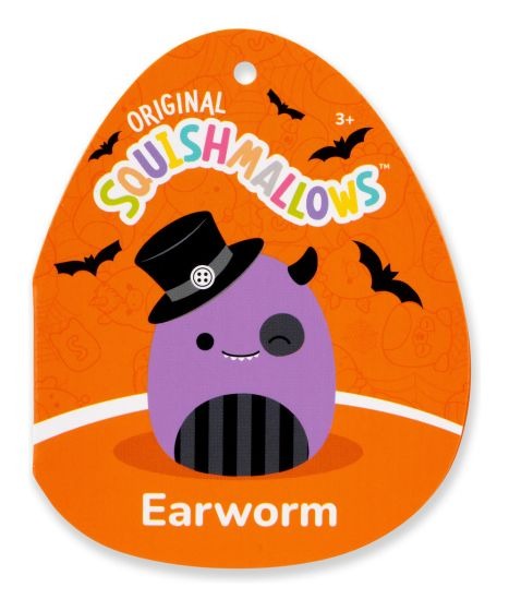 Squishmallows Halloween 7.5" | Earworm the Monster