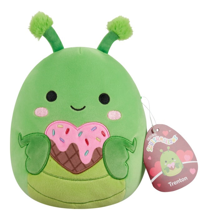 TRENTON | Green Praying Mantis | Squishmallows 7.5" Plush Valentine 25