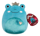 LUDWIG | Teal Frog | Squishmallows 7.5" Plush Valentine 25