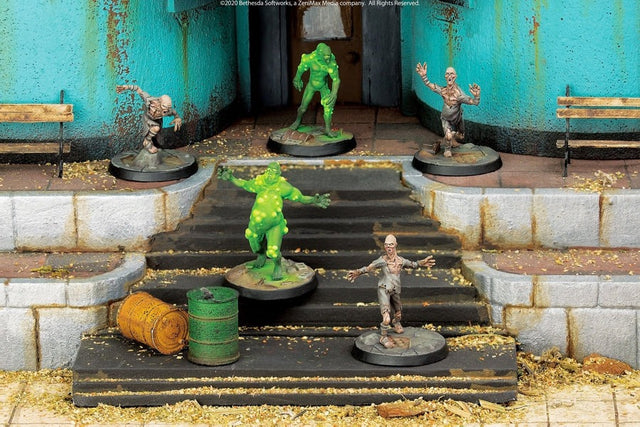 Fallout | 5 Miniatures | Wasteland Warfare | Creatures: Ghouls