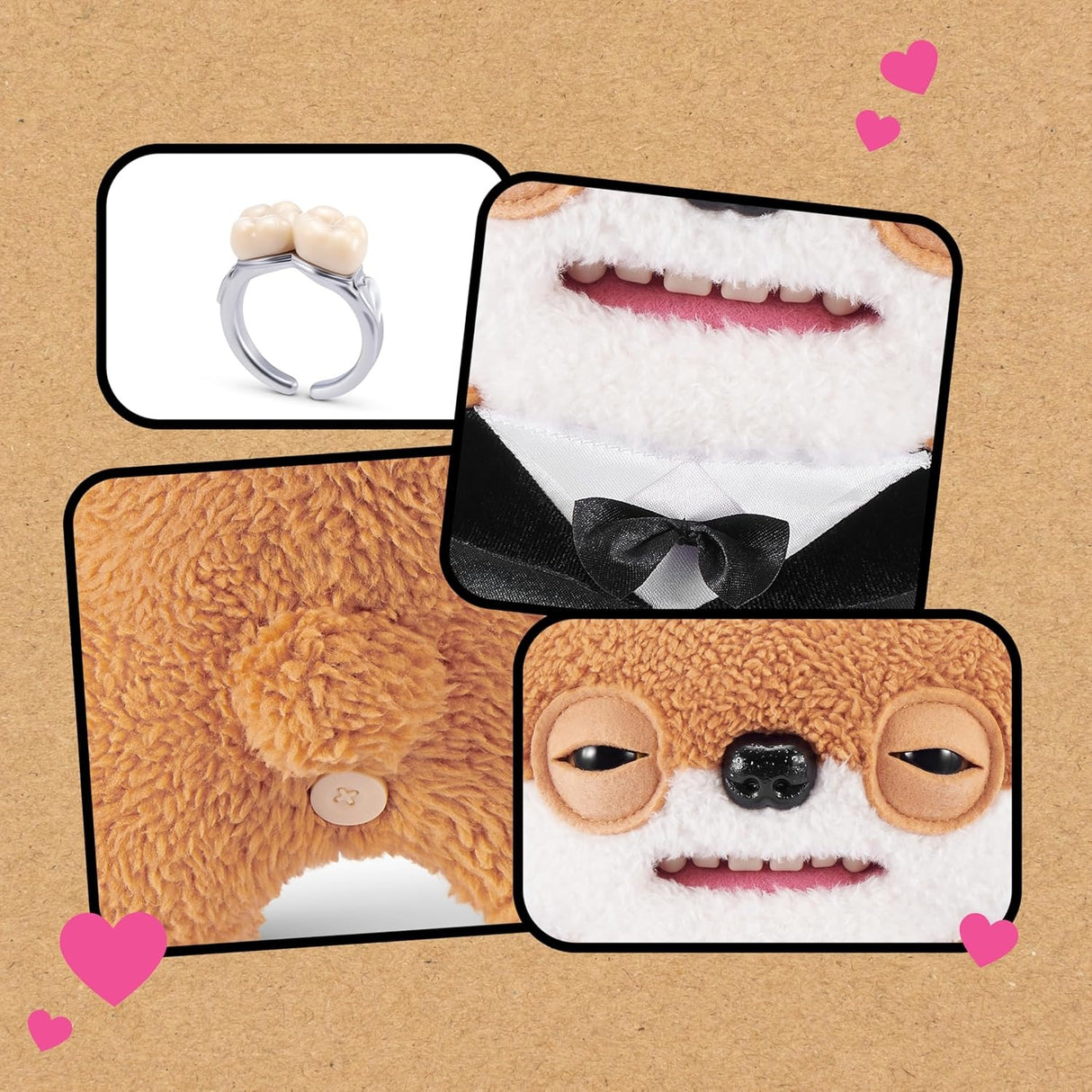 WEDDING DAY WITH TOOTH RING | Wedding Fuggs | Fuggler 9" 2 PACK