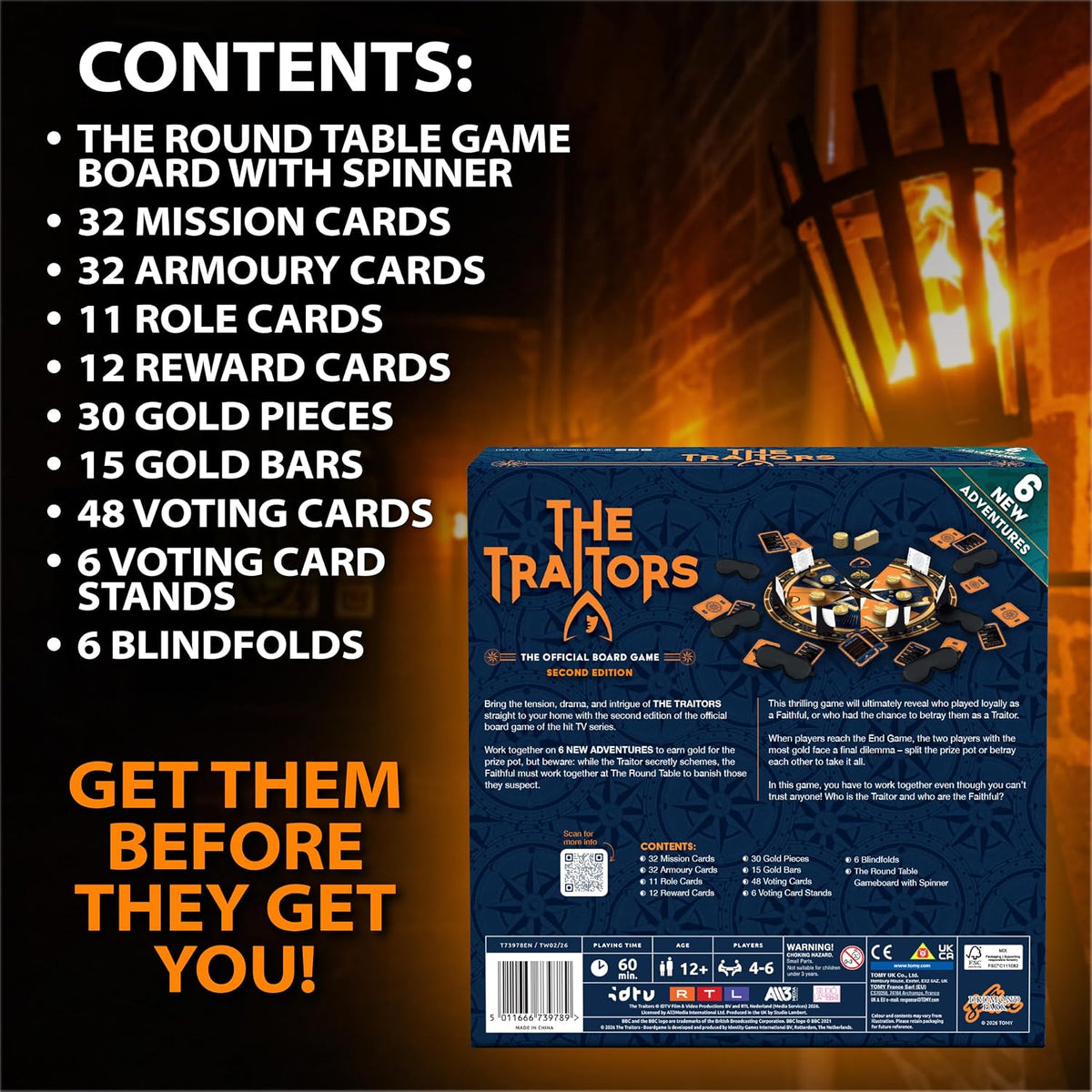 Drumond Park: THE TRAITORS Official Board Game - Second Edition