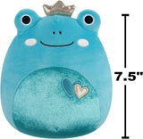 LUDWIG | Teal Frog | Squishmallows 7.5" Plush Valentine 25