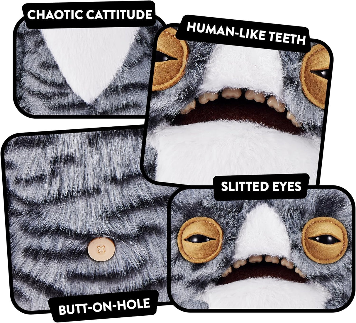 WIDE EYED CAT | Alley Cats | Fuggler 9"