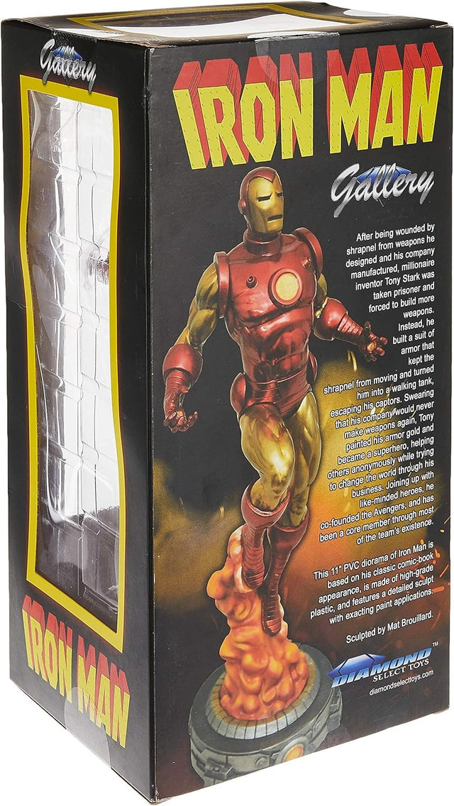 CLASSIC IRON MAN PVC STATUE | Marvel Gallery | Diamond Select 11 Inch