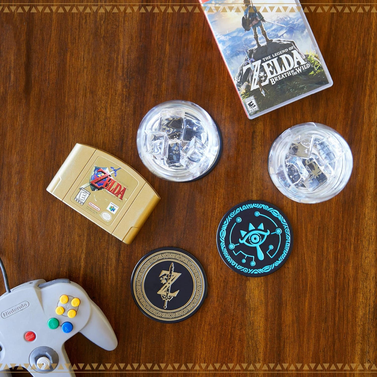 THE LEGEND OF ZELDA | Metal Coasters | Paladone | Set of 4 | Officially Licensed