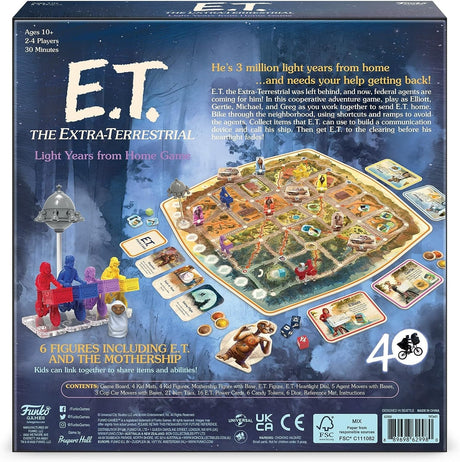 Funko Games | E.T. Light Years from Home| Cooperative Adventure Board Game