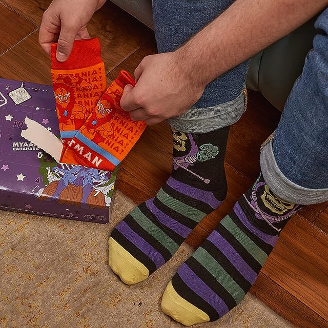 Advent Calendar | Masters Of The Universe | Skeletor | Naughty | 12 Days of Socks