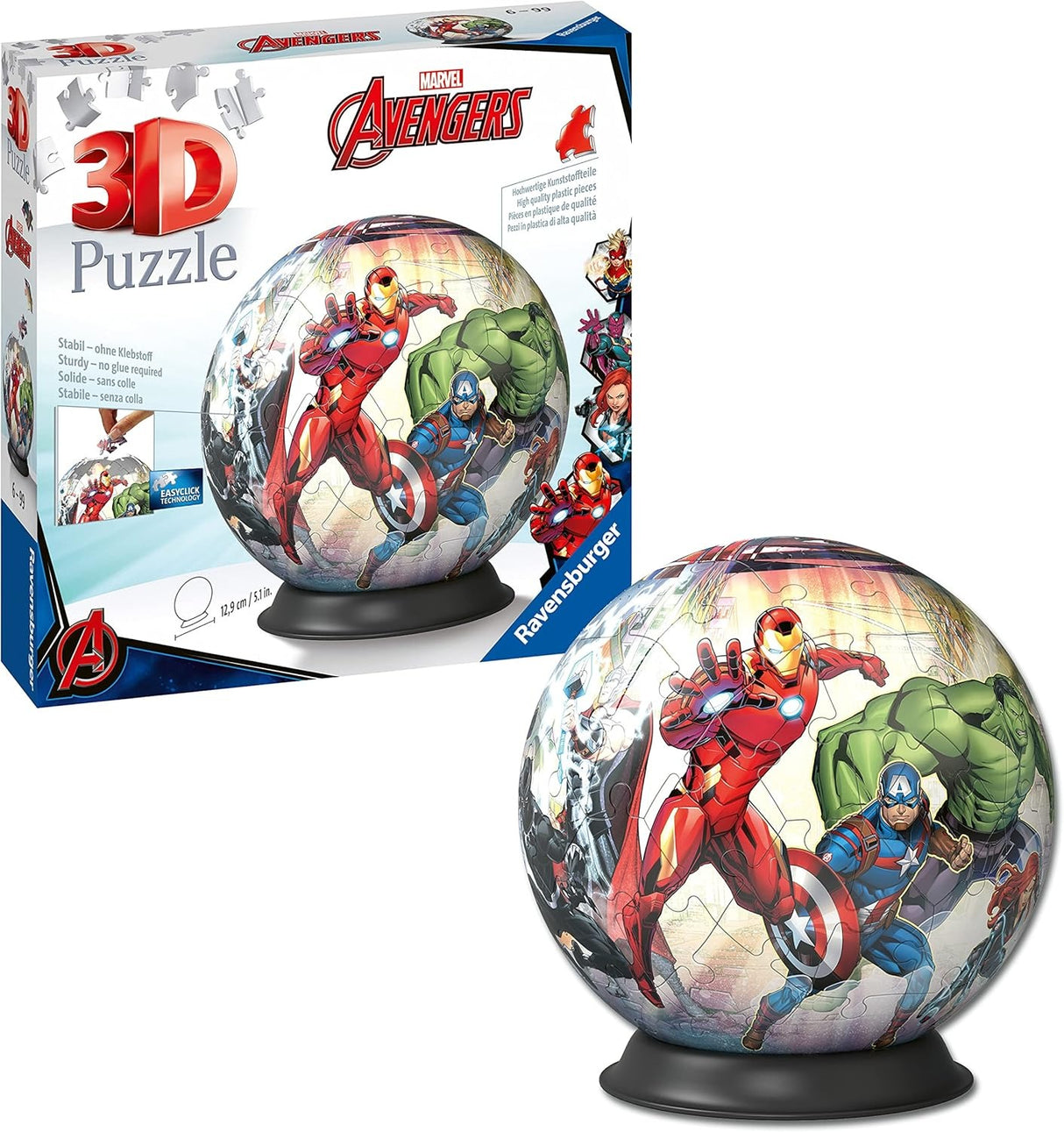 AVENGERS | Ravensburger | Marvel | 73 Piece 3D Jigsaw Puzzle