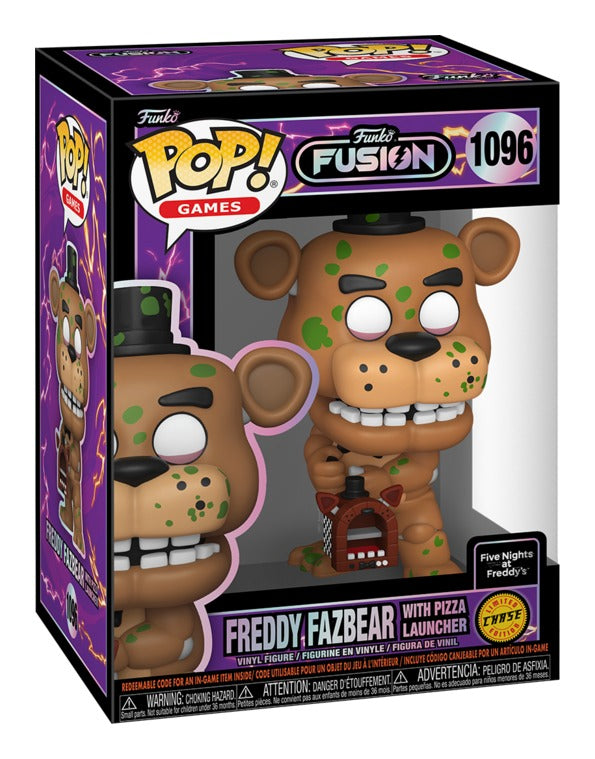 FREDDY FAZBEAR ZOMBIE (WITH PIZZA LAUNCHER) | Funko Fusion Pop Games #1096 | CHASE