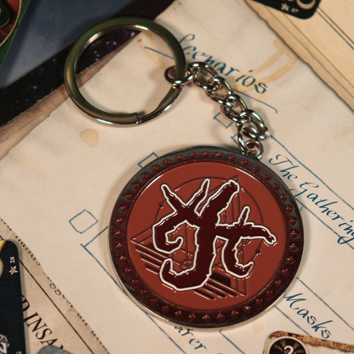 SPREAD DOOM | Arkham Horror | Limited Edition Keyring