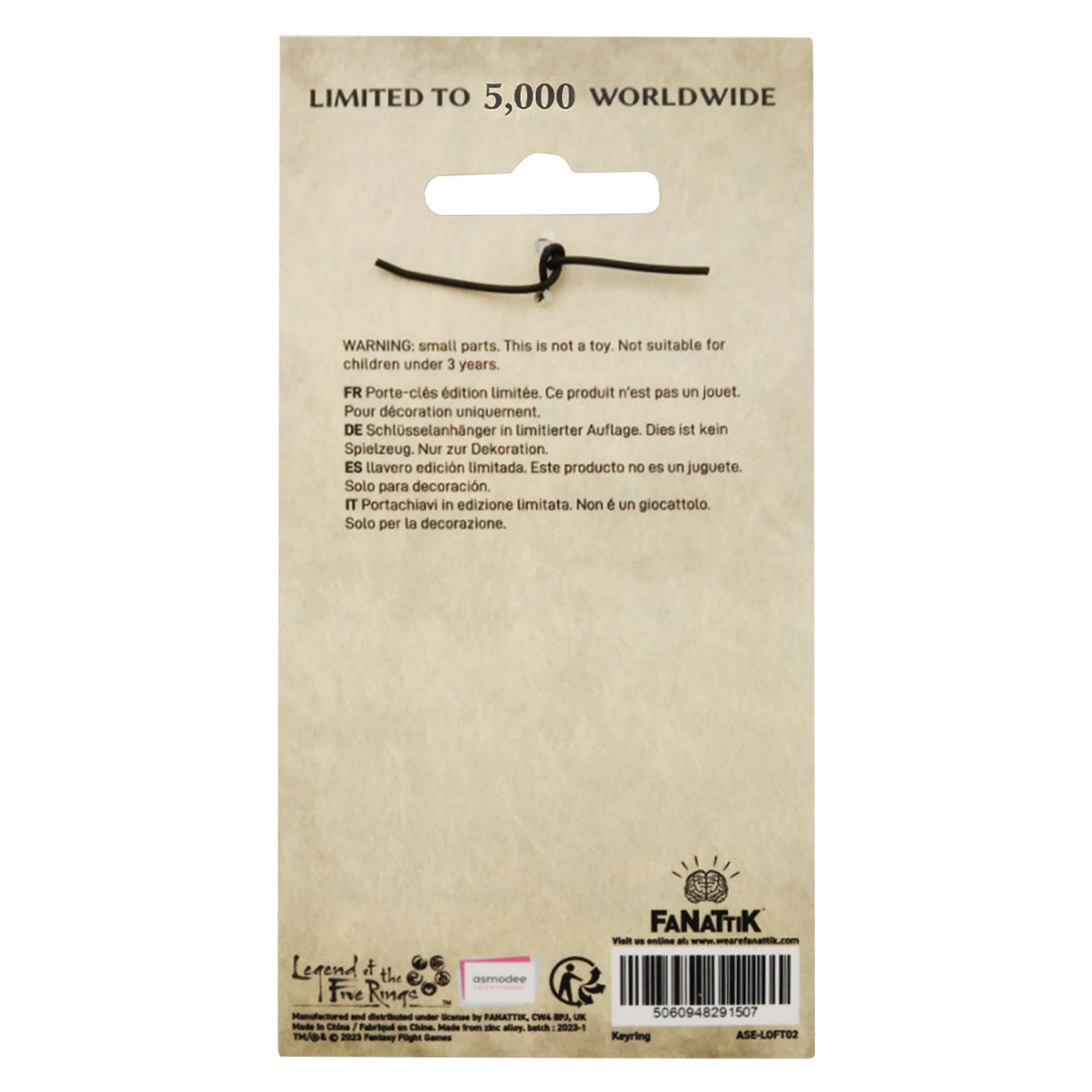 LEGEND OF THE FIVE RINGS | Key Ring | Limited Edition