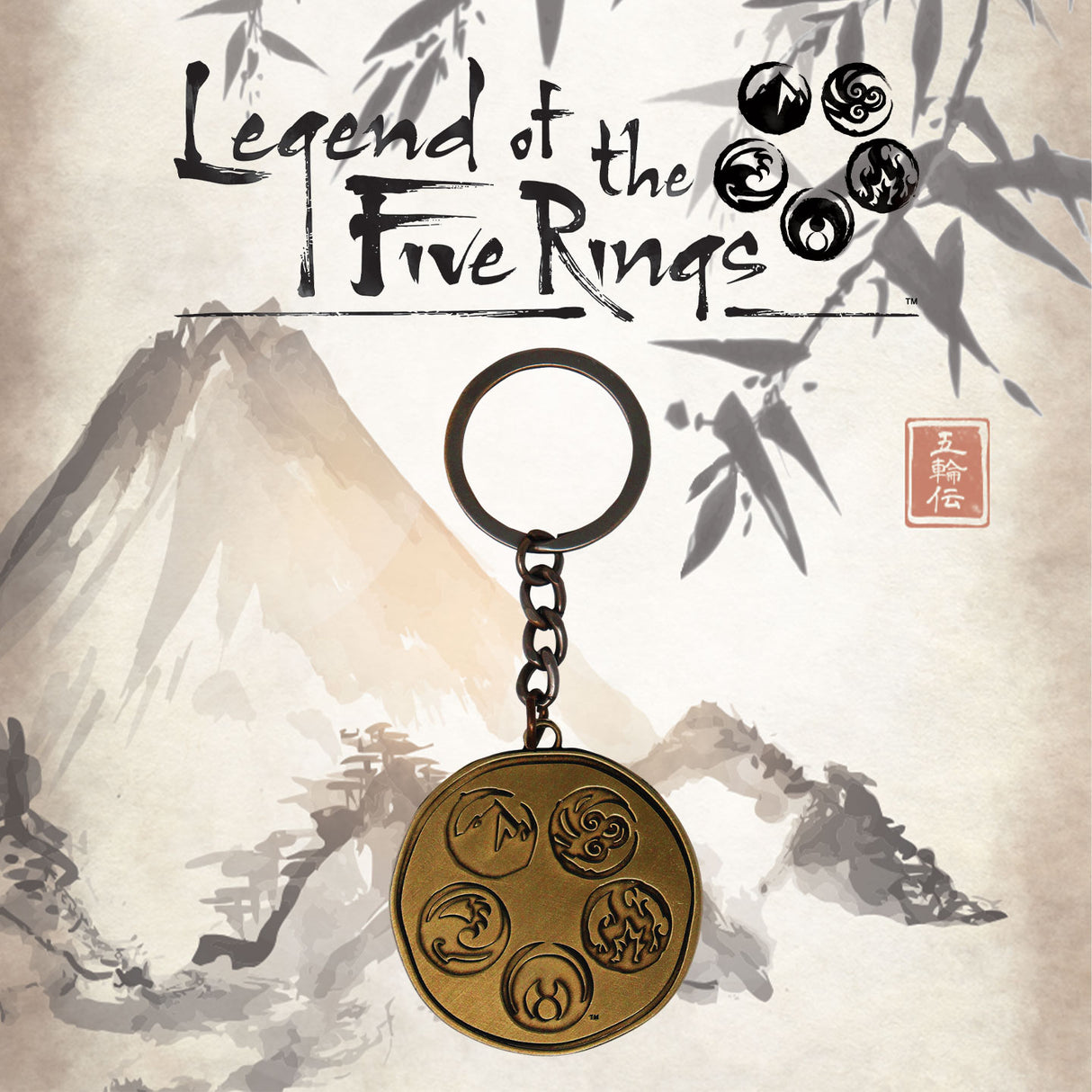 LEGEND OF THE FIVE RINGS | Key Ring | Limited Edition