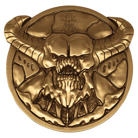 Doom | Baron of Hell Metal Medallion | Collectible Limited Edition