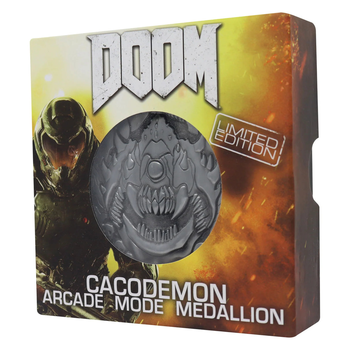 Doom | Cacodemon Metal Medallion Level Up | Collectible Limited Edition