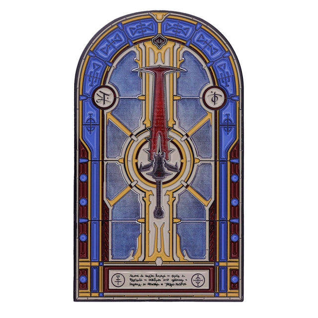 Doom Eternal | Crucible Sword Stained Glass Window Enamel Ingot | Limited Edition