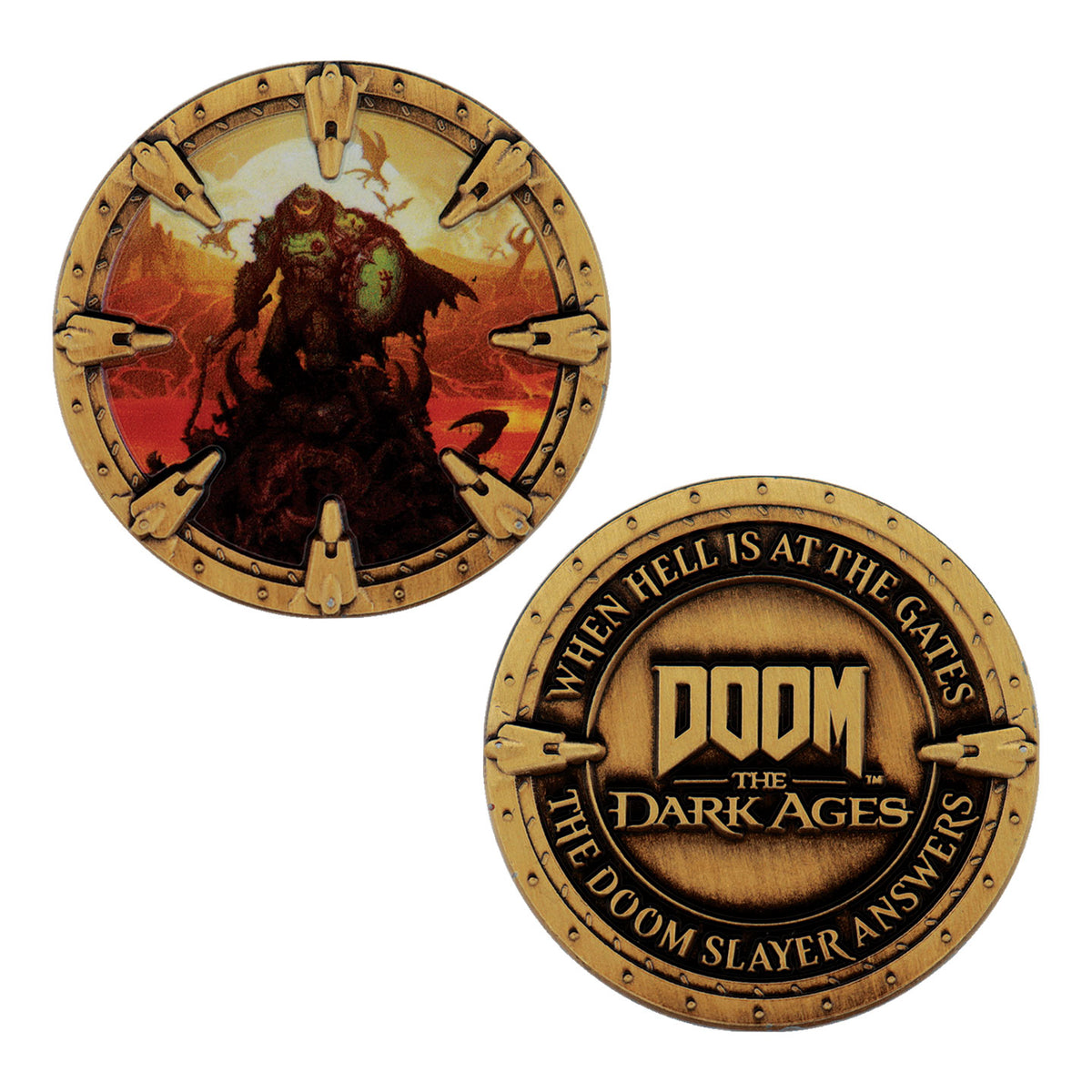 Fanattik DOOM: The Dark Ages: DOOM SLAYER Limited Edition Collectable Coin