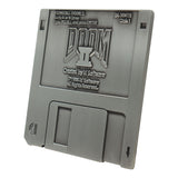 Fanattik DOOM II Limited Edition Commemorative FLOPPY DISK Metal Replica Antique Silver