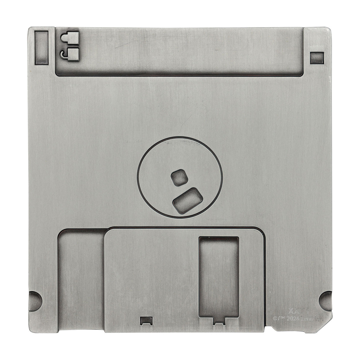 Fanattik DOOM II Limited Edition Commemorative FLOPPY DISK Metal Replica Antique Silver