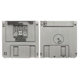Fanattik DOOM II Limited Edition Commemorative FLOPPY DISK Metal Replica Antique Silver