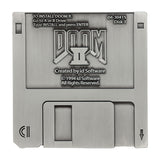 Fanattik DOOM II Limited Edition Commemorative FLOPPY DISK Metal Replica Antique Silver