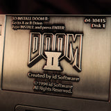 Fanattik DOOM II Limited Edition Commemorative FLOPPY DISK Metal Replica Antique Silver