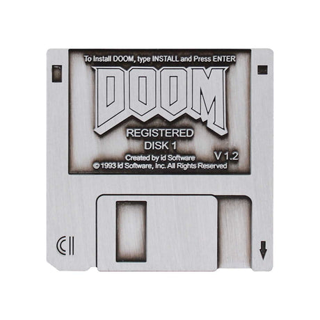 Fanattik DOOM Limited Edition FLOPPY DISK Pin Badge