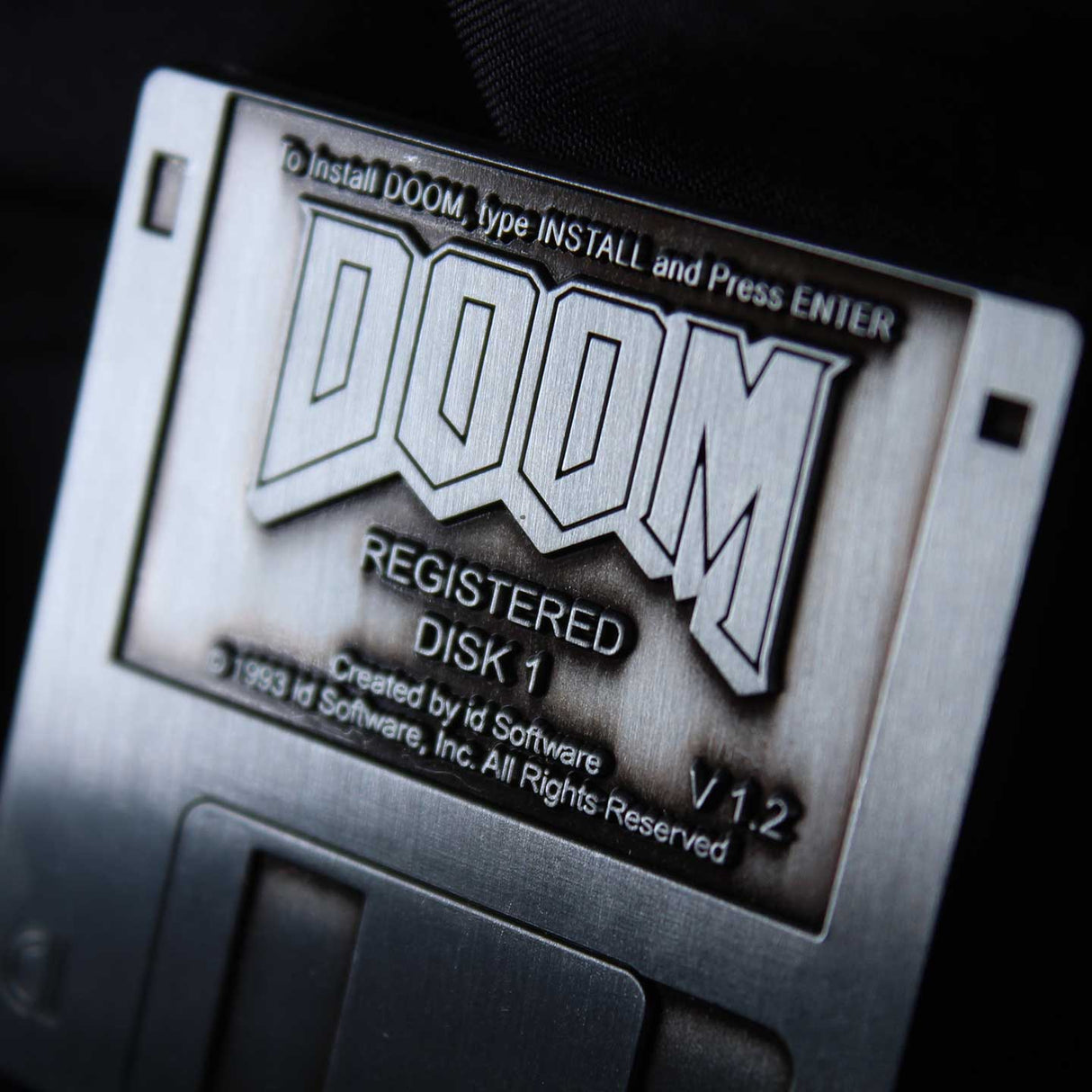 Fanattik DOOM Limited Edition FLOPPY DISK Pin Badge