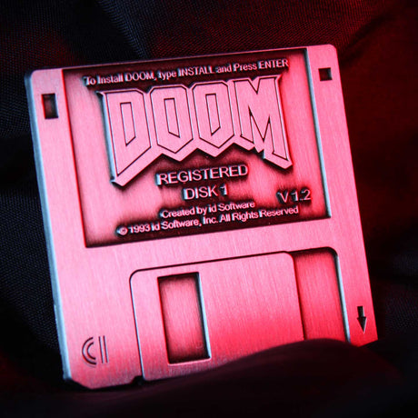 Fanattik DOOM Limited Edition FLOPPY DISK Pin Badge