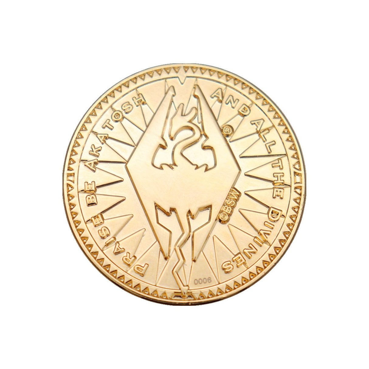 The Elder Scrolls V Skyrim | 24k Replica Septim | Limited Edition Coin