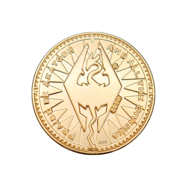 The Elder Scrolls V Skyrim | 24k Replica Septim | Limited Edition Coin