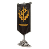Fanattik Fallout Limited Edition BROTHERHOOD OF STEEL Metal Desktop Banner