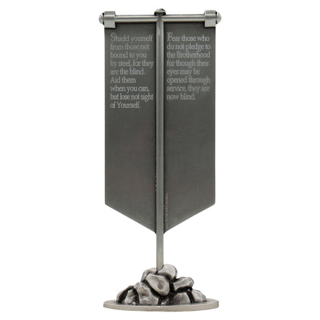 Fanattik Fallout Limited Edition BROTHERHOOD OF STEEL Metal Desktop Banner