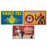 SET OF 3 TIN SIGNS | Fallout | Limited Edition