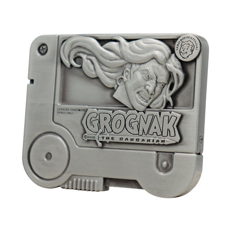 Fanattik Fallout Limited Edition GROGNAK THE BARBARIAN Holotape Metal Replica