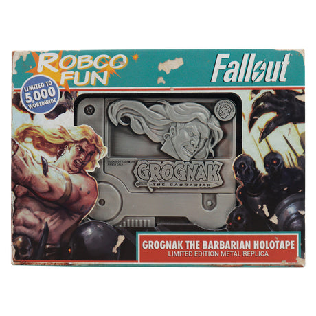 Fanattik Fallout Limited Edition GROGNAK THE BARBARIAN Holotape Metal Replica