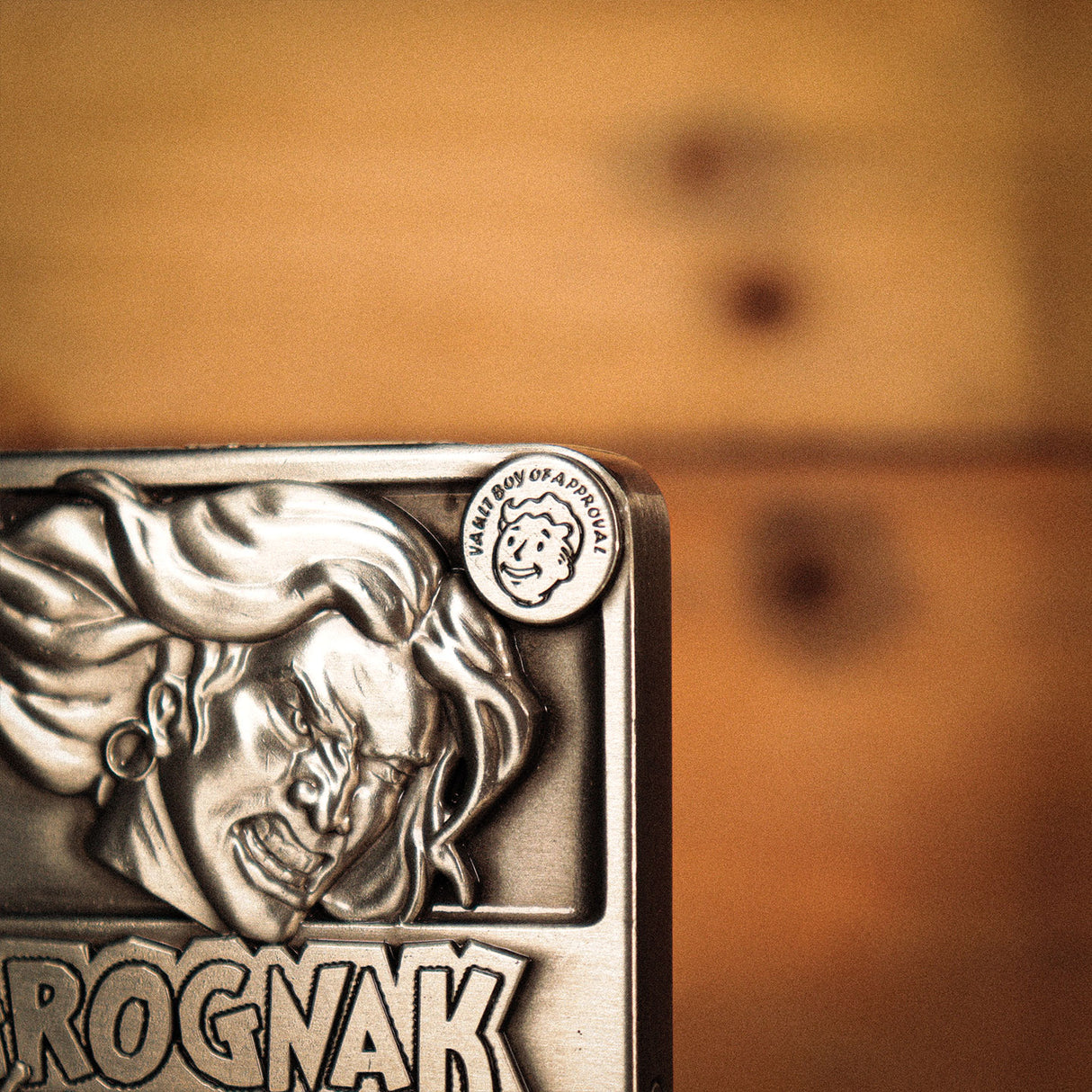 Fanattik Fallout Limited Edition GROGNAK THE BARBARIAN Holotape Metal Replica