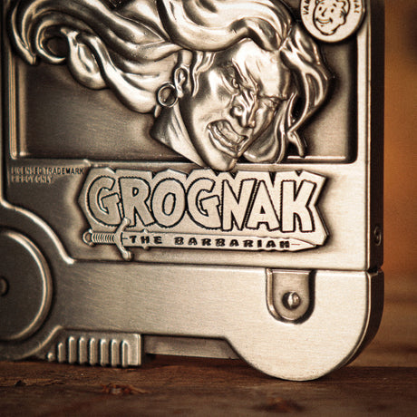 Fanattik Fallout Limited Edition GROGNAK THE BARBARIAN Holotape Metal Replica