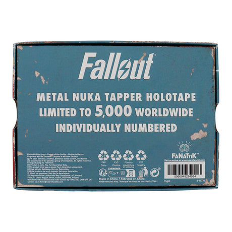 NUKA TAPPER HOLOTAPE | Fallout | Metal Replica | Limited Edition
