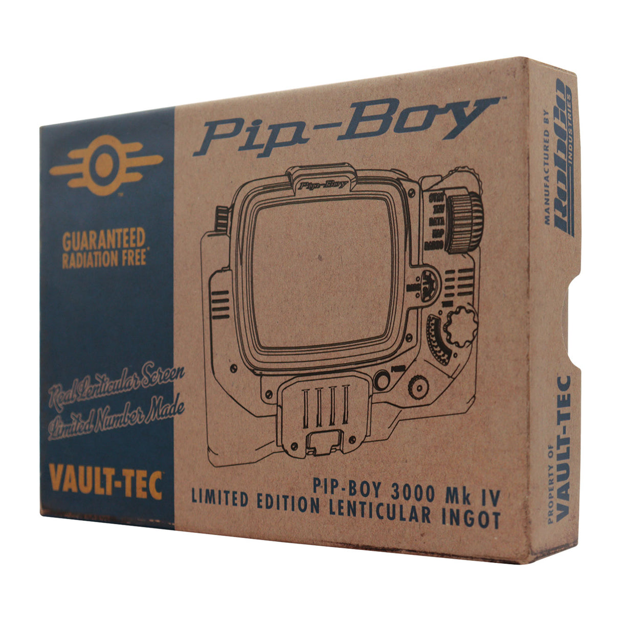 Fanattik Fallout Limited Edition PIP-BOY 3000 Mk IV Lenticular Metal Ingot