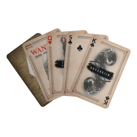 Fanattik The Elder Scrolls V: Skyrim DRAGONBORN Playing Cards Deck