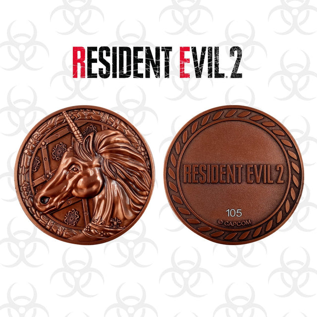 Resident Evil 2 | Limited Edition Replica Medallion | Unicorn