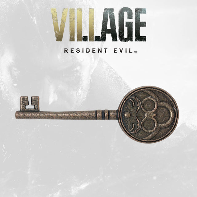 Resident Evil 8 VIII Village | Replica Iron Insignia Key | Limited Edition