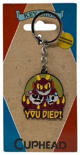 Cuphead | You Died Keyring | Limited Edition