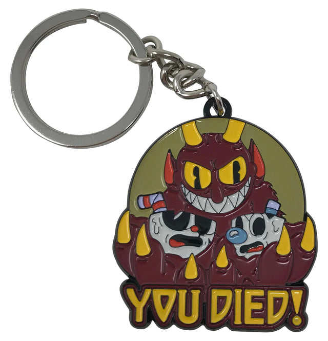 Cuphead | You Died Keyring | Limited Edition