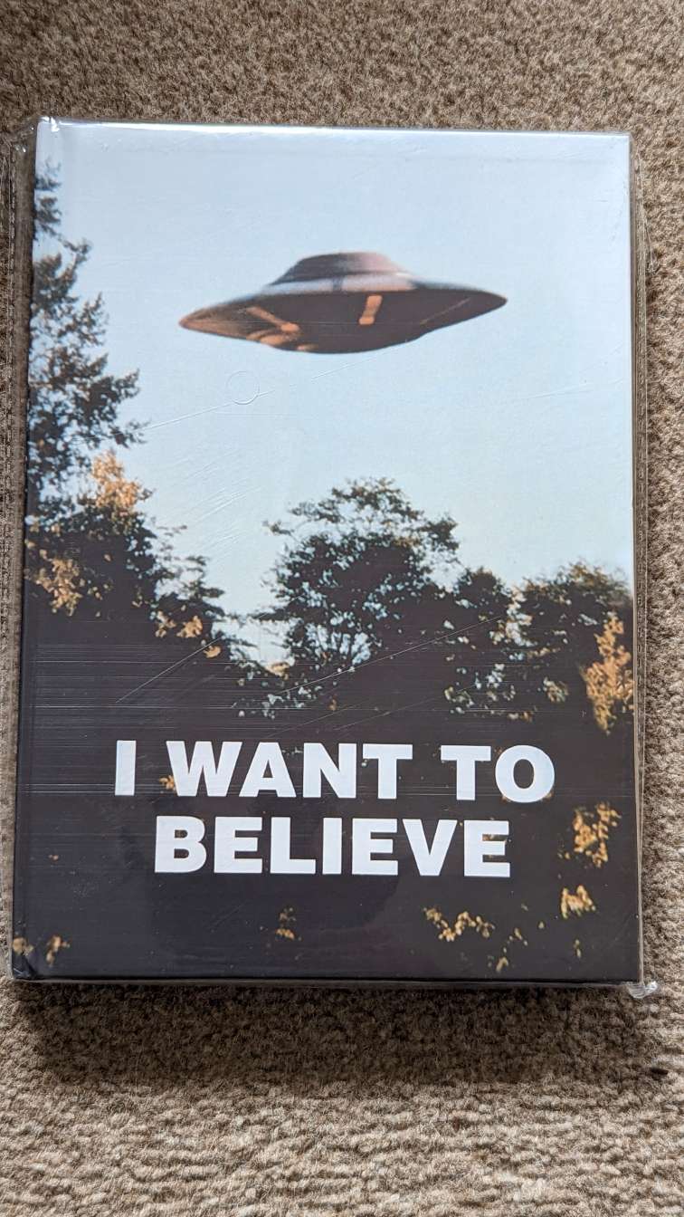 The X Files | I Want To Believe | A5 Notebook Hardback – JMToys.co.uk